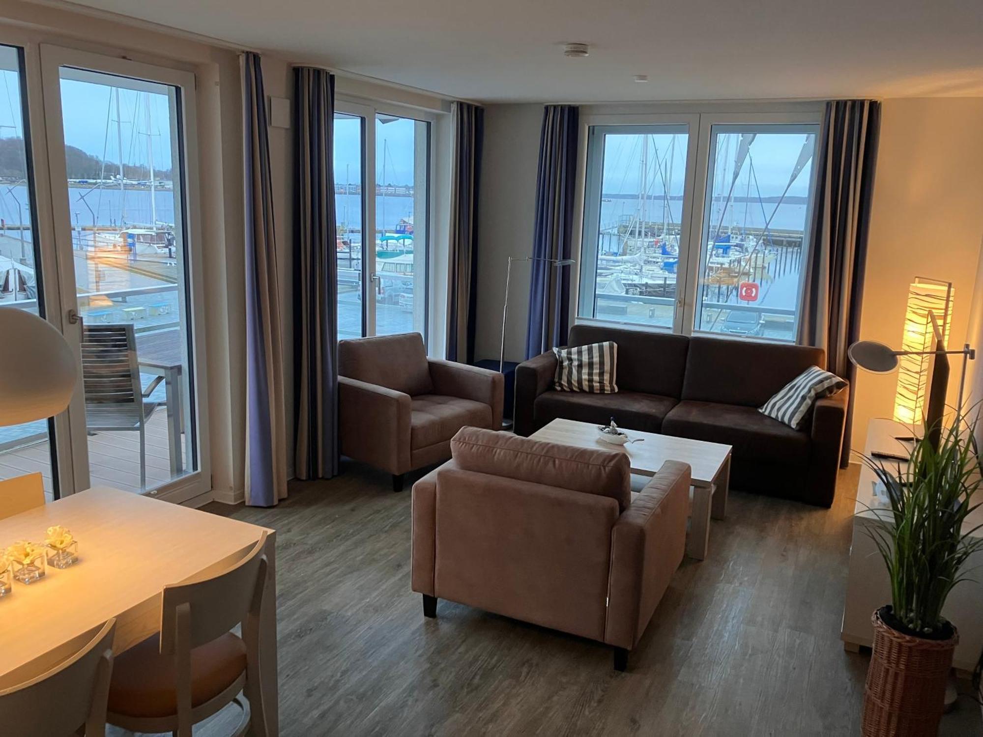 Apartment 10 - "Borbyblick" - Blickrichtung Hafen Und Offene See Eckernförde Zewnętrze zdjęcie