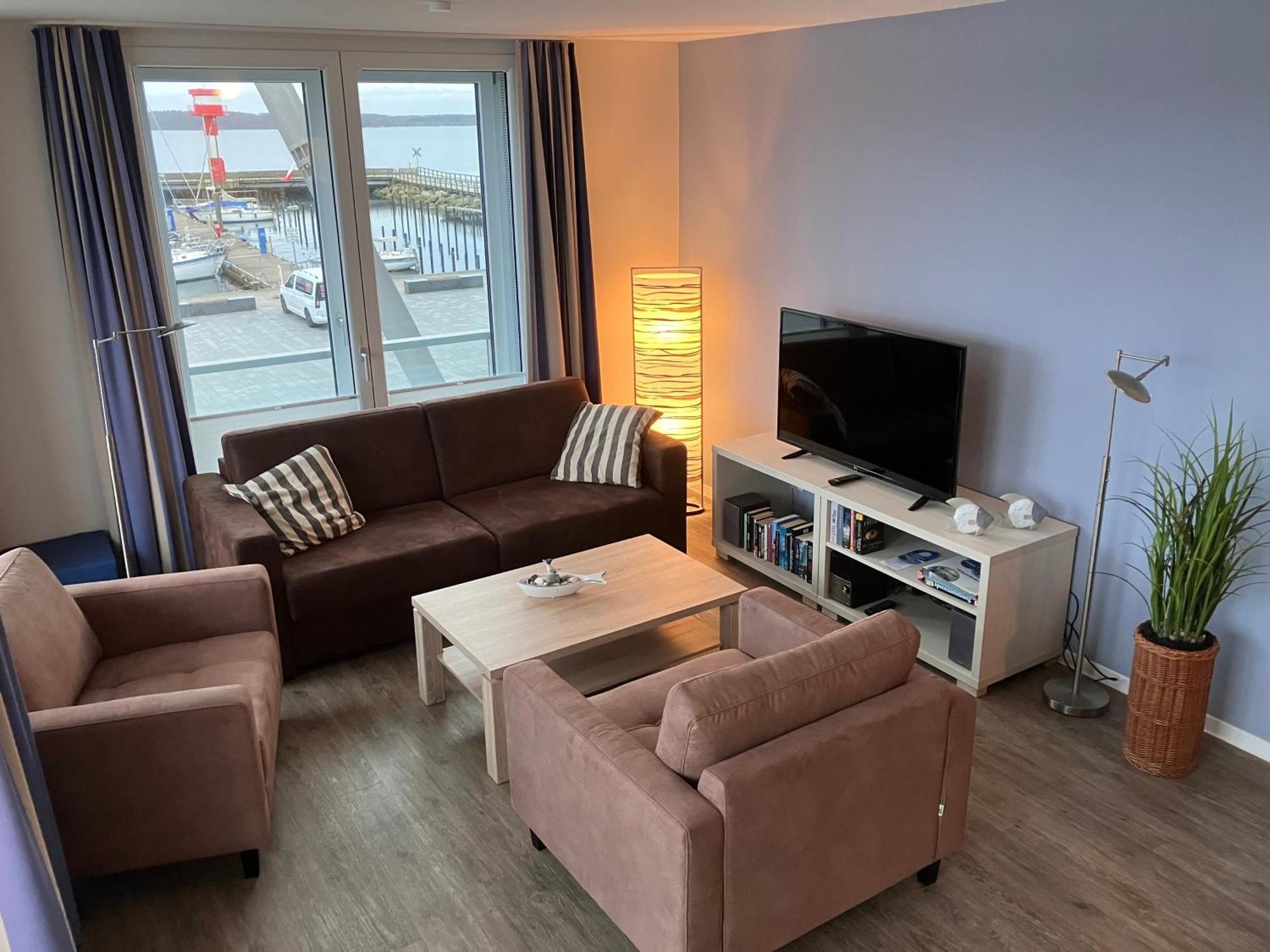 Apartment 10 - "Borbyblick" - Blickrichtung Hafen Und Offene See Eckernförde Zewnętrze zdjęcie